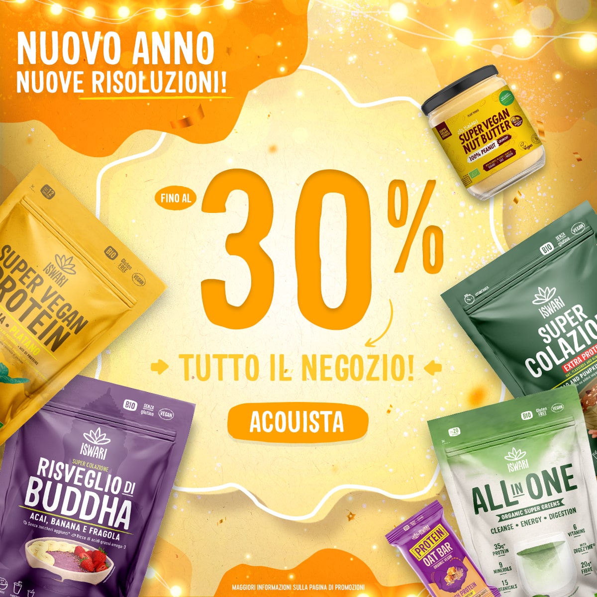 Fino al 30% in tutto il negozio